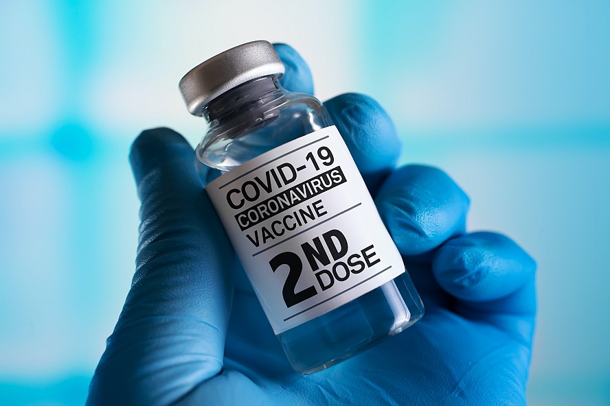 bottle of COVID vaccine - Dose #2