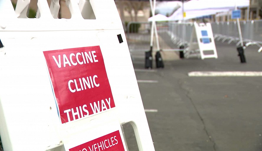 vaccine clinic sign