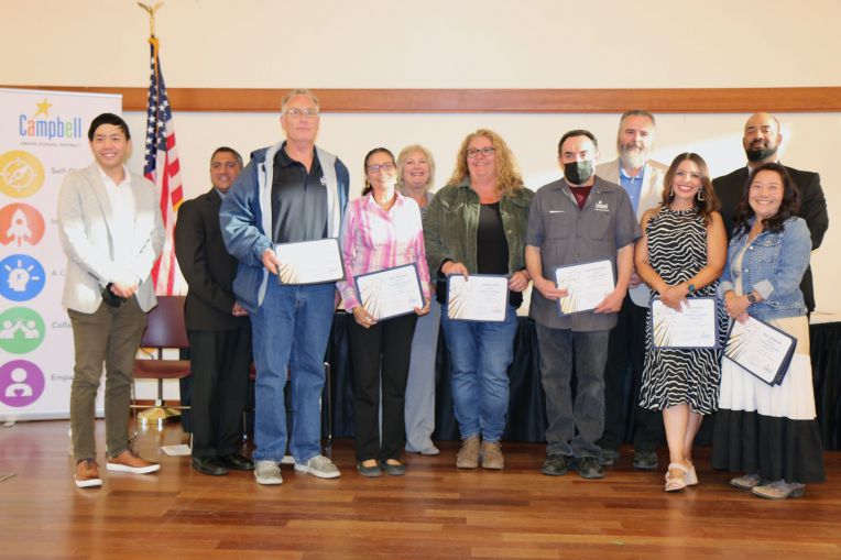 group of award winners